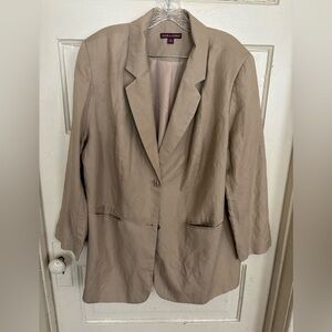 Very nice linen blend blazer by Jessica London women’s 18.
